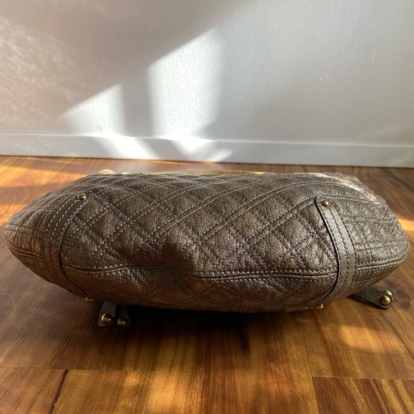 Marc Jacobs Metallic Quilted Leather Hobo - Picture 6 of 16